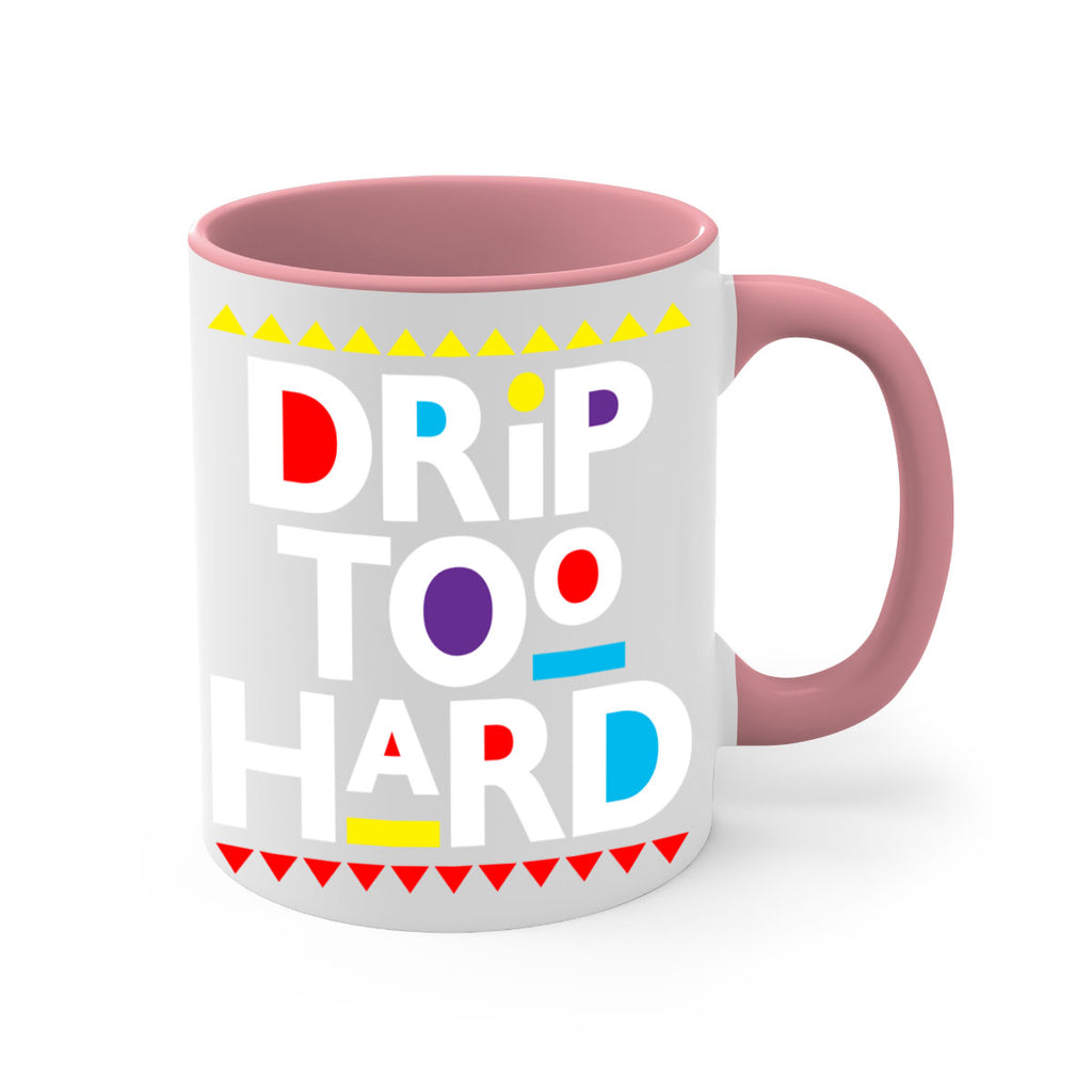 drip too hard 163#- black words - phrases-Mug / Coffee Cup