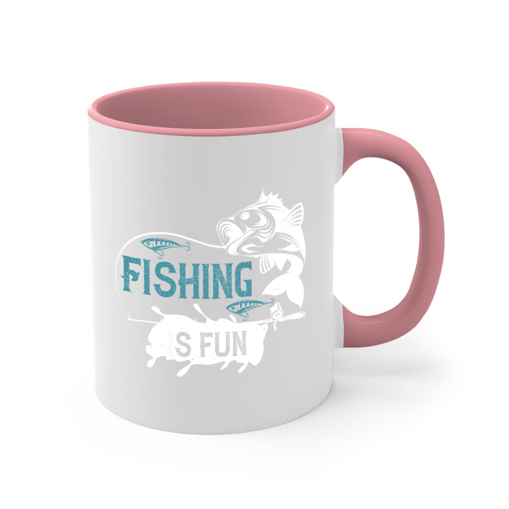 fishing is fun 274#- fishing-Mug / Coffee Cup
