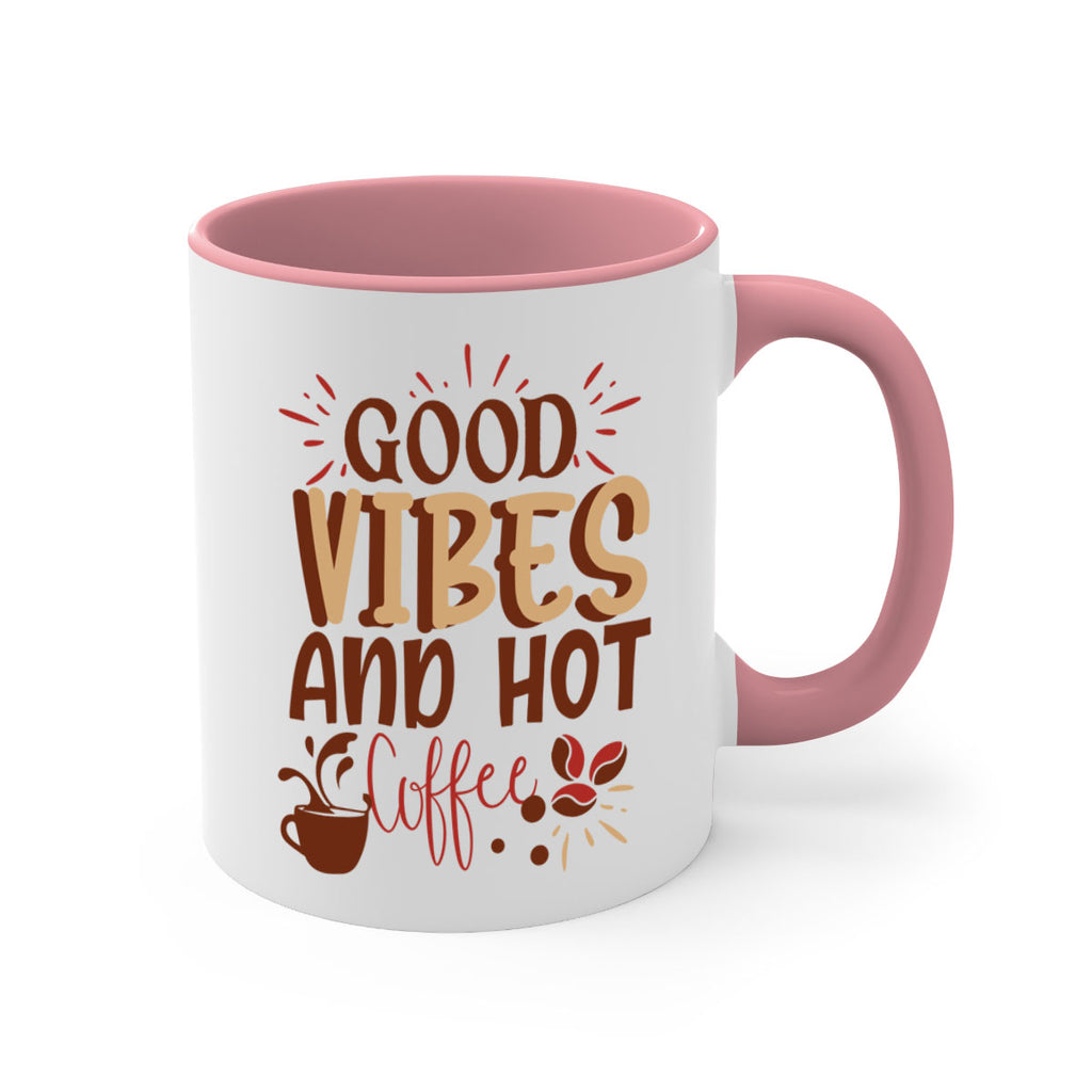 good vibes and hot coffee 212#- coffee-Mug / Coffee Cup