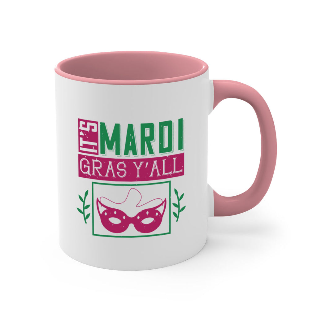it’s mardi gras y’all 60#- mardi gras-Mug / Coffee Cup