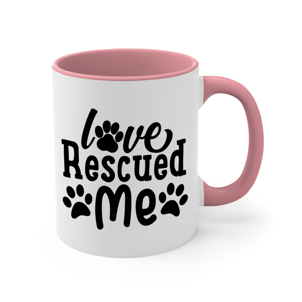 love rescued me Style 72#- Dog-Mug / Coffee Cup