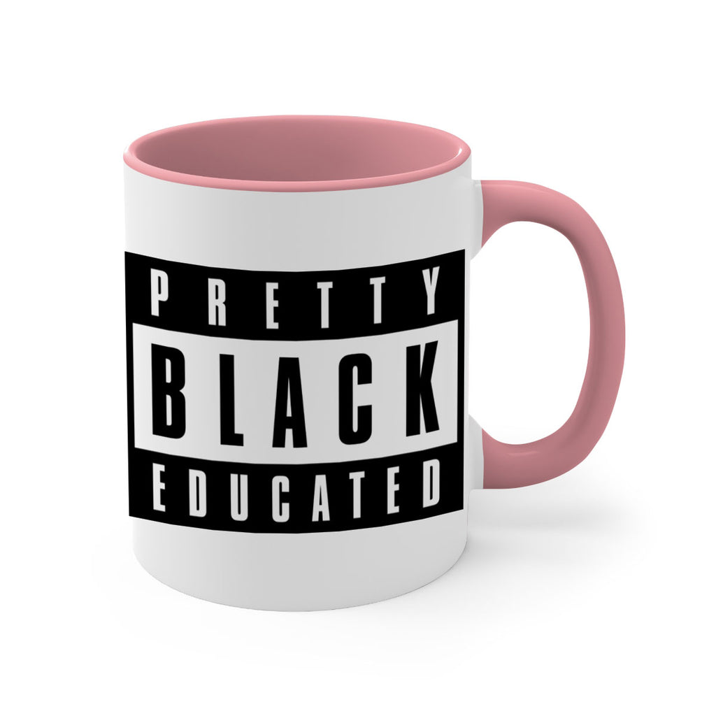 pretty black educated 50#- black words - phrases-Mug / Coffee Cup