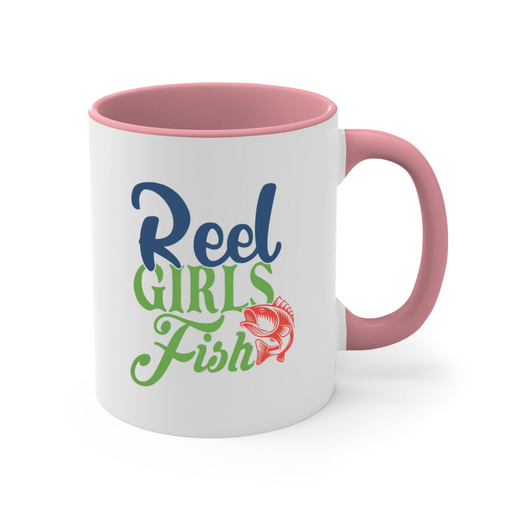 reel girls fish 199#- fishing-Mug / Coffee Cup
