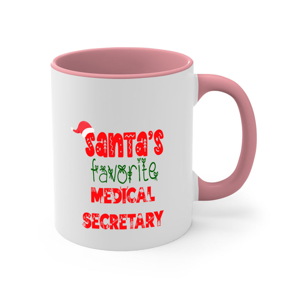santas favorite medical secretary style 951#- christmas-Mug / Coffee Cup