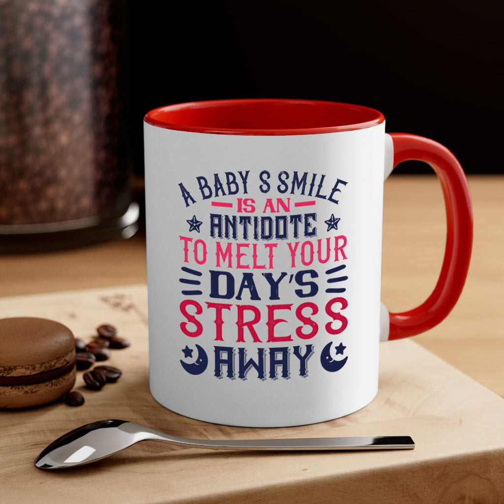 A baby’s smile is an antidote to melt your day’s stress away Style 135#- baby2-Mug / Coffee Cup