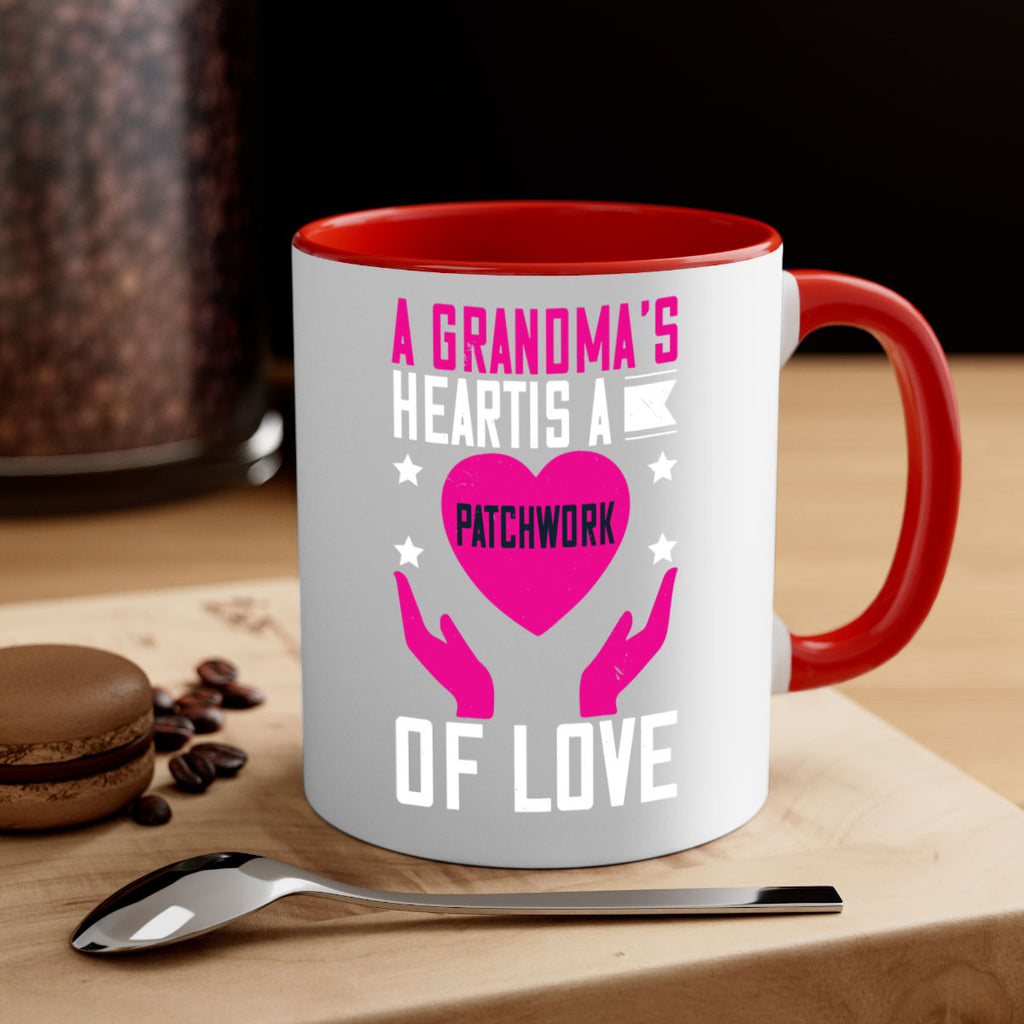 A grandma’s heart is a patchwork of love 86#- grandma-Mug / Coffee Cup