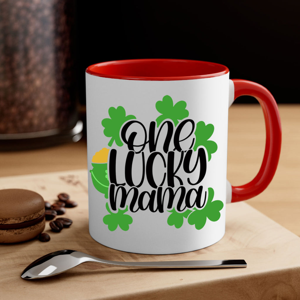 One Lucky Mama Style 42#- St Patricks Day-Mug / Coffee Cup