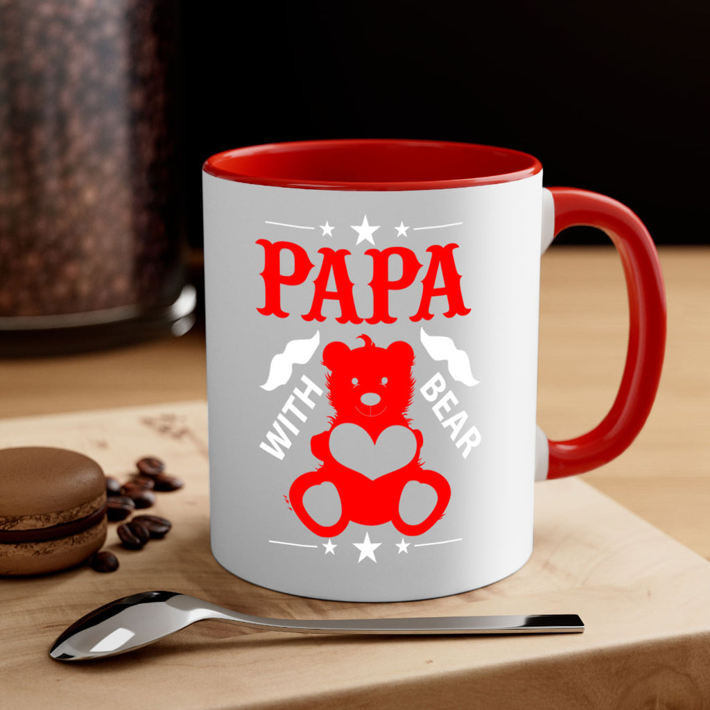 PAPA WITH BEAR 112#- grandpa-Mug / Coffee Cup