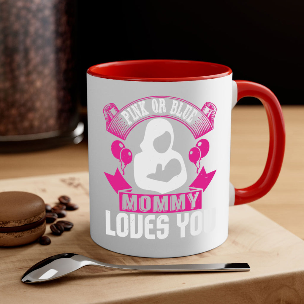 Pink or Blue Monny Loves You Style 178#- baby2-Mug / Coffee Cup
