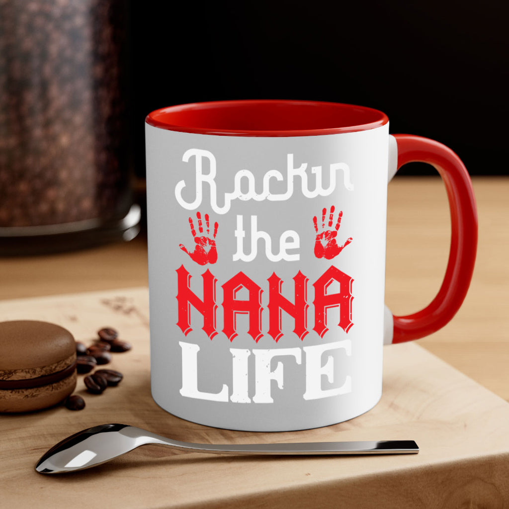 Rockin the nana life 2#- grandma-Mug / Coffee Cup