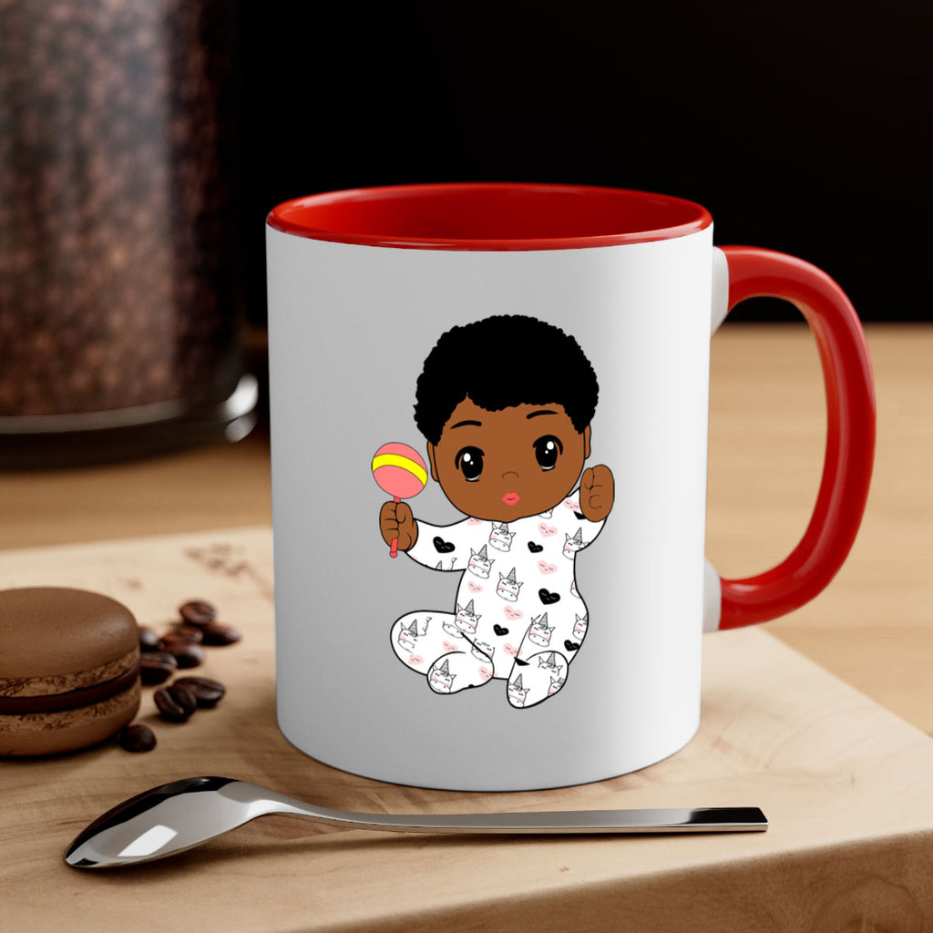 black baby boy 7#- Black men - Boys-Mug / Coffee Cup