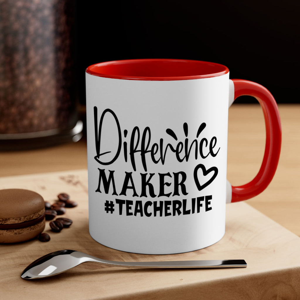 difference maker teacherlife Style 185#- teacher-Mug / Coffee Cup