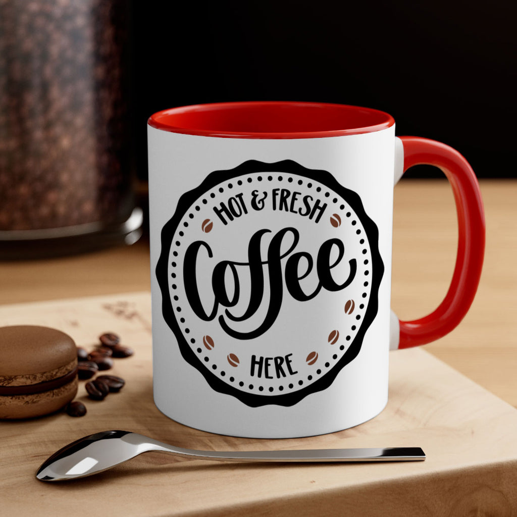 hot fresh coffee here 113#- coffee-Mug / Coffee Cup