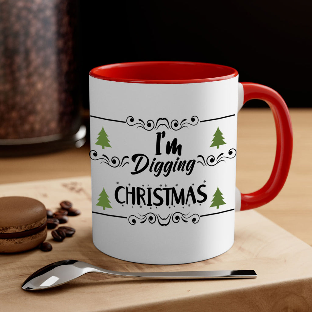 i m digging christmas style 338#- christmas-Mug / Coffee Cup