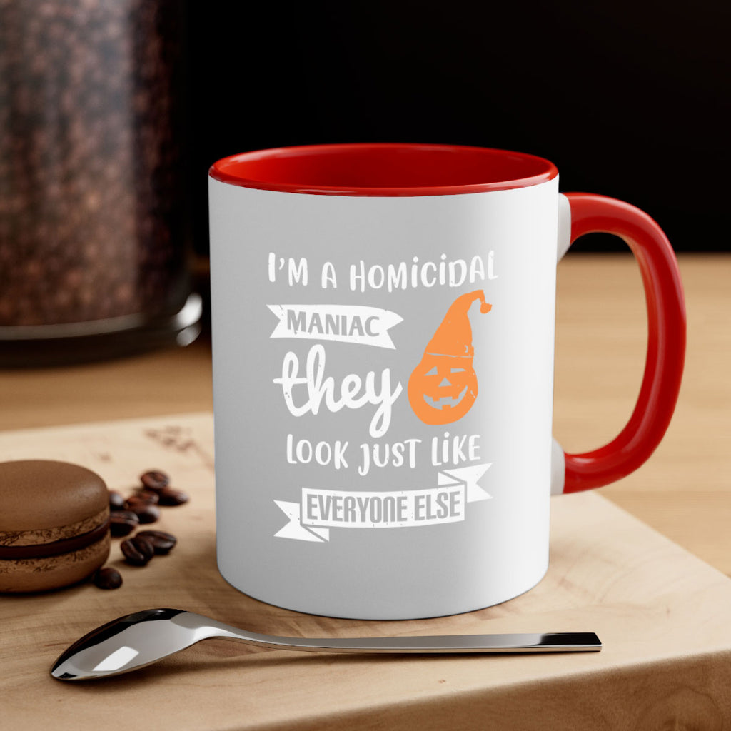 i’m a homicidal maniac 142#- halloween-Mug / Coffee Cup