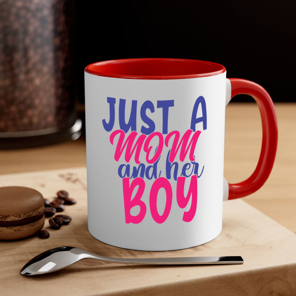 just a mom and her boy 392#- mom-Mug / Coffee Cup