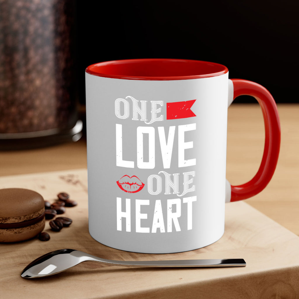 one love one heart 32#- valentines day-Mug / Coffee Cup