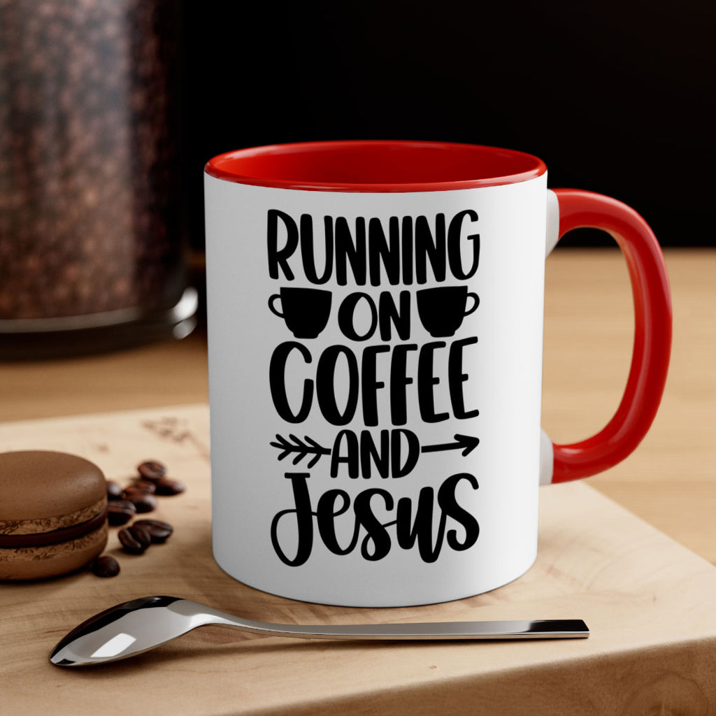 running on coffee and jesus 39#- coffee-Mug / Coffee Cup