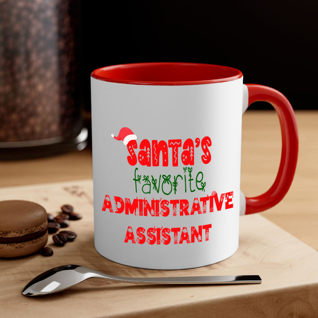 santas favorite administrative assistant style 623#- christmas-Mug / Coffee Cup