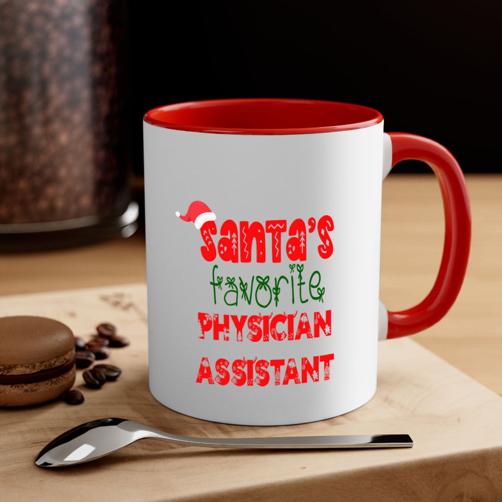 santas favorite physician assistant style 1016#- christmas-Mug / Coffee Cup