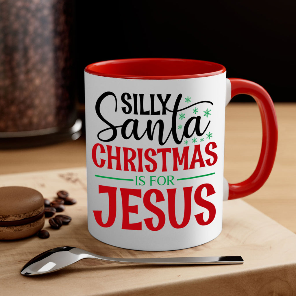 silly santa christmas is for jesus style 1174#- christmas-Mug / Coffee Cup