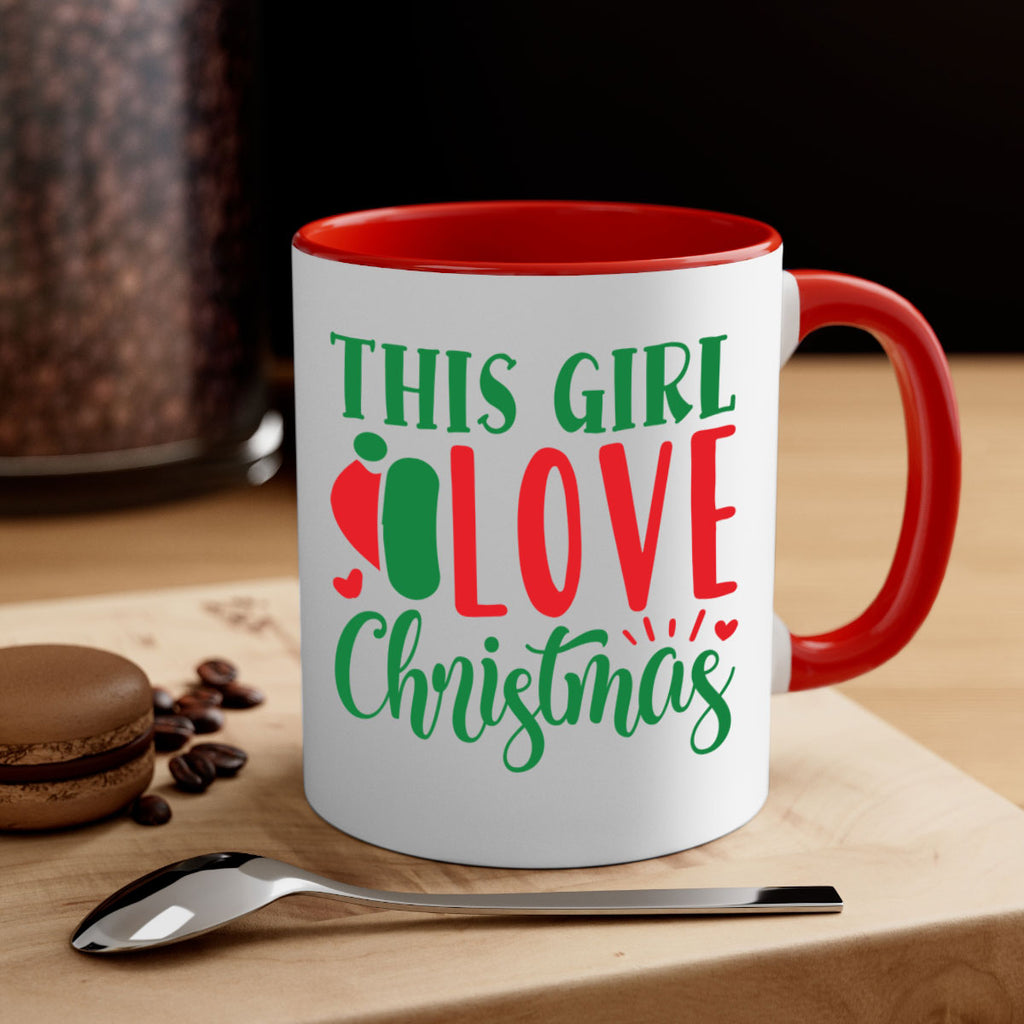 this girl love christmas style 1208#- christmas-Mug / Coffee Cup