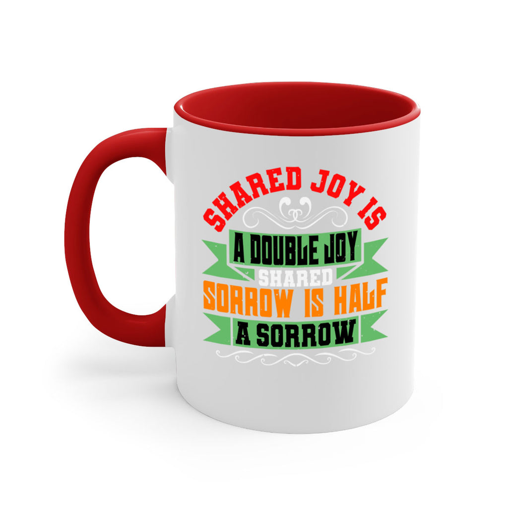 Shared joy is a double joy shared sorrow is half a sorrow Style 60#- best friend-Mug / Coffee Cup
