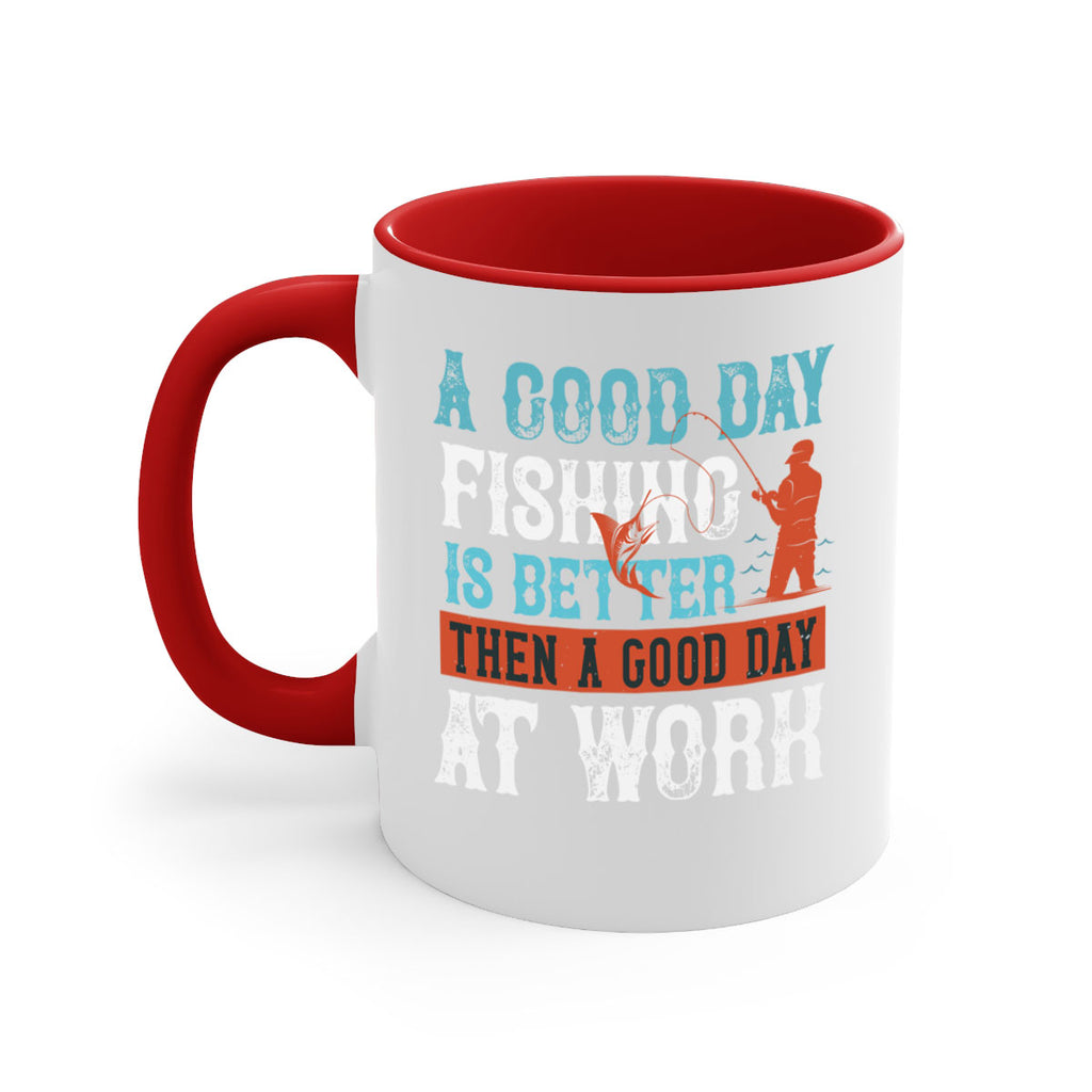 a good day fishing 186#- fishing-Mug / Coffee Cup