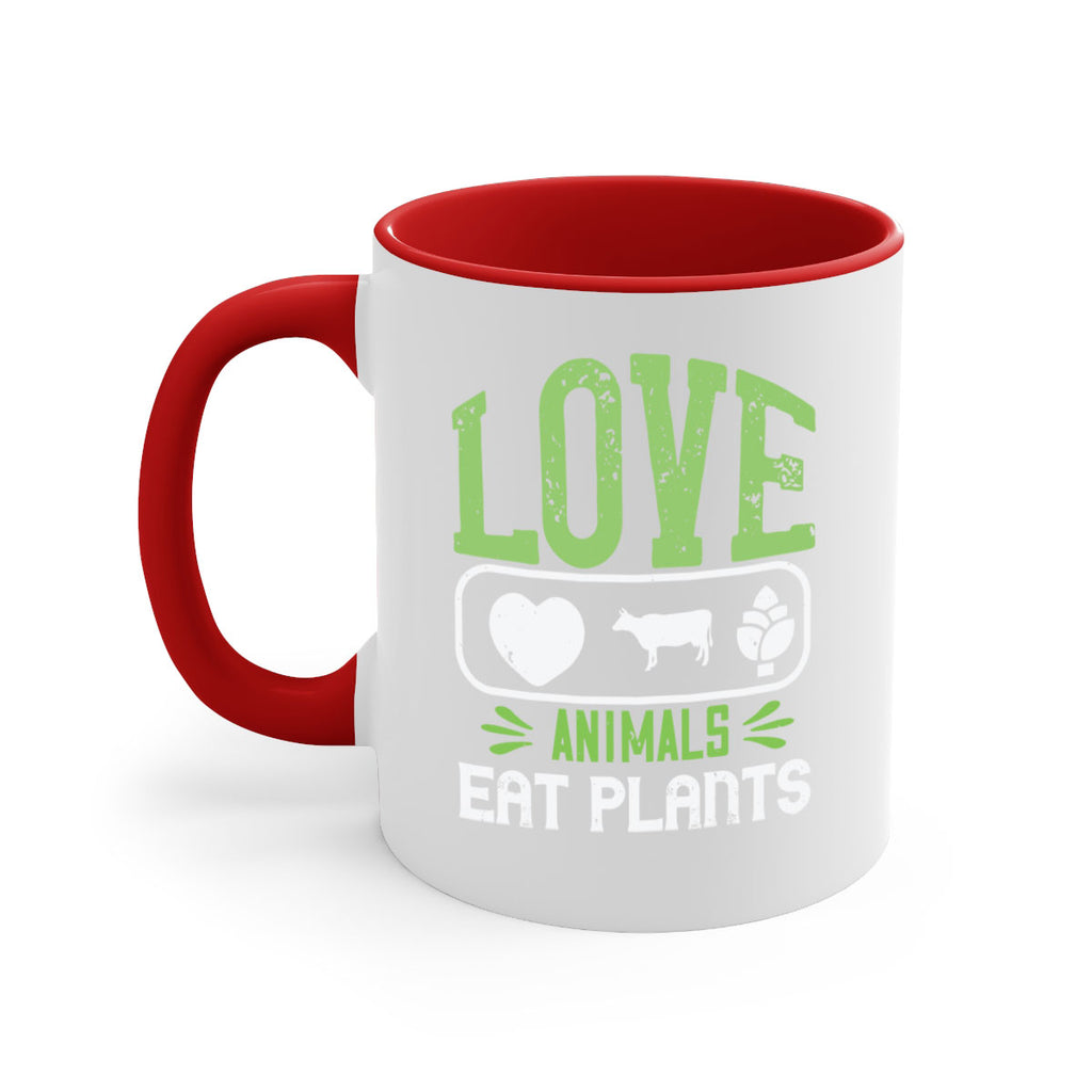 love animals eat plants 33#- vegan-Mug / Coffee Cup
