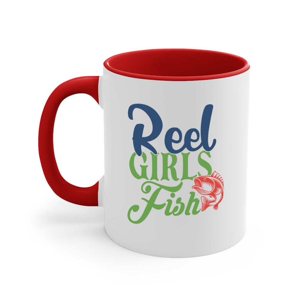 reel girls fish 199#- fishing-Mug / Coffee Cup