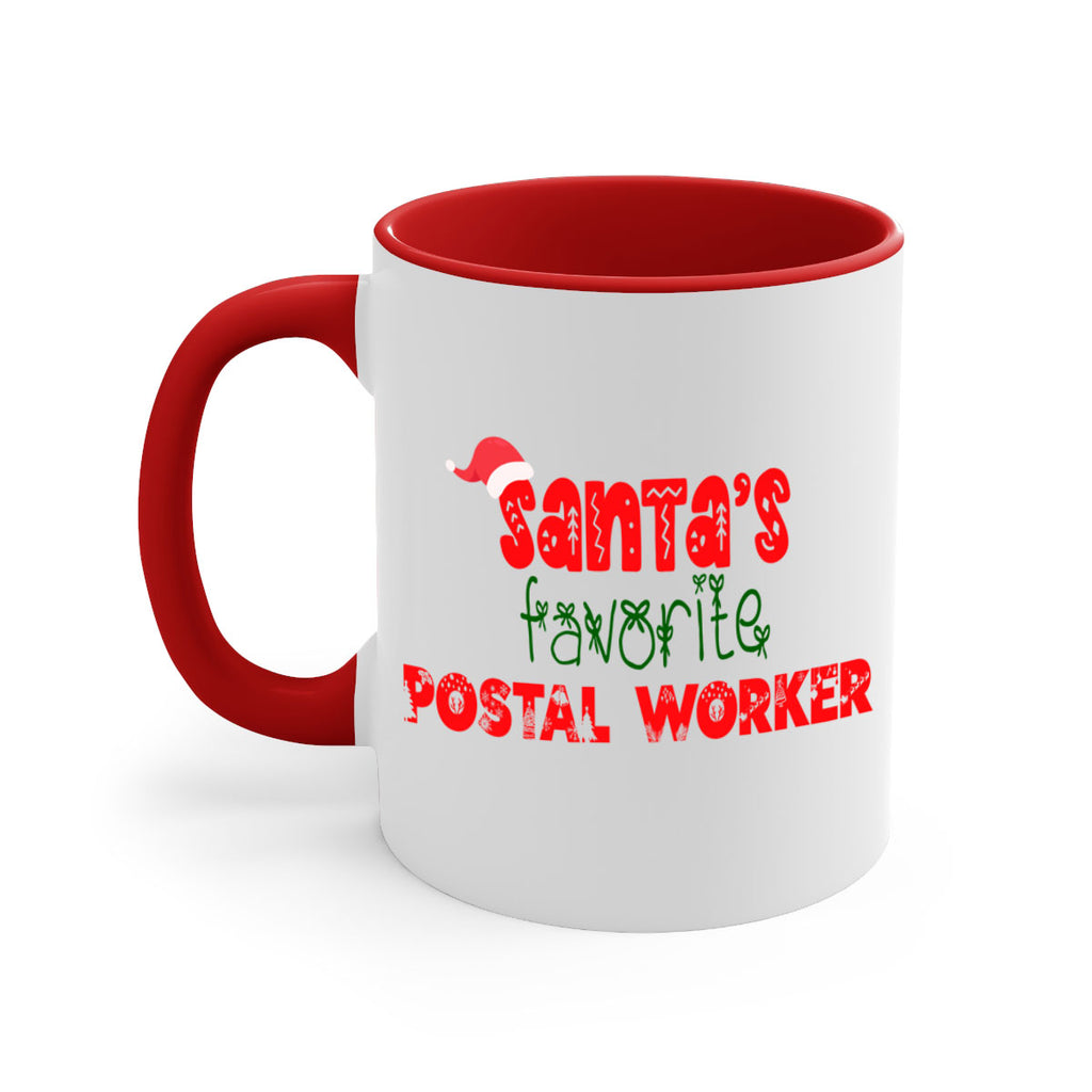 santas favorite postal worker style 1031#- christmas-Mug / Coffee Cup