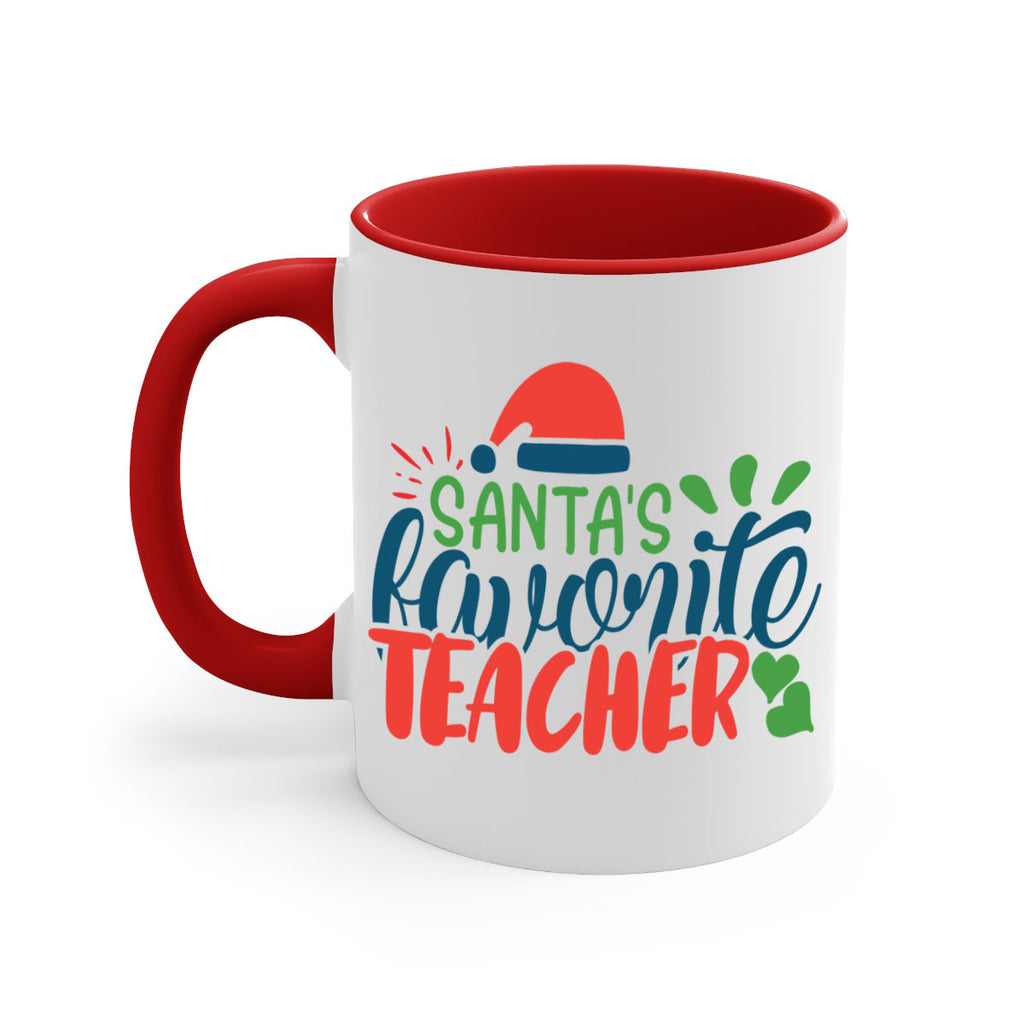 santas favorite teacher Style 151#- teacher-Mug / Coffee Cup
