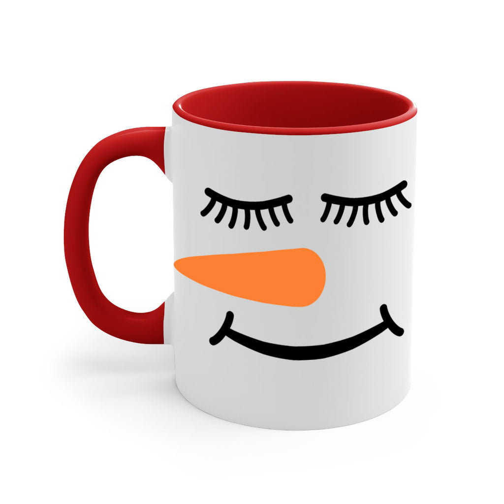 snowman face #- christmas-Mug / Coffee Cup