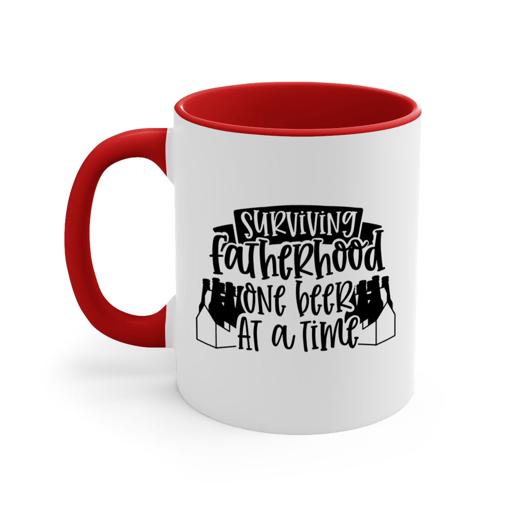 surviving fatherhood one beer at a time 19#- fathers day-Mug / Coffee Cup
