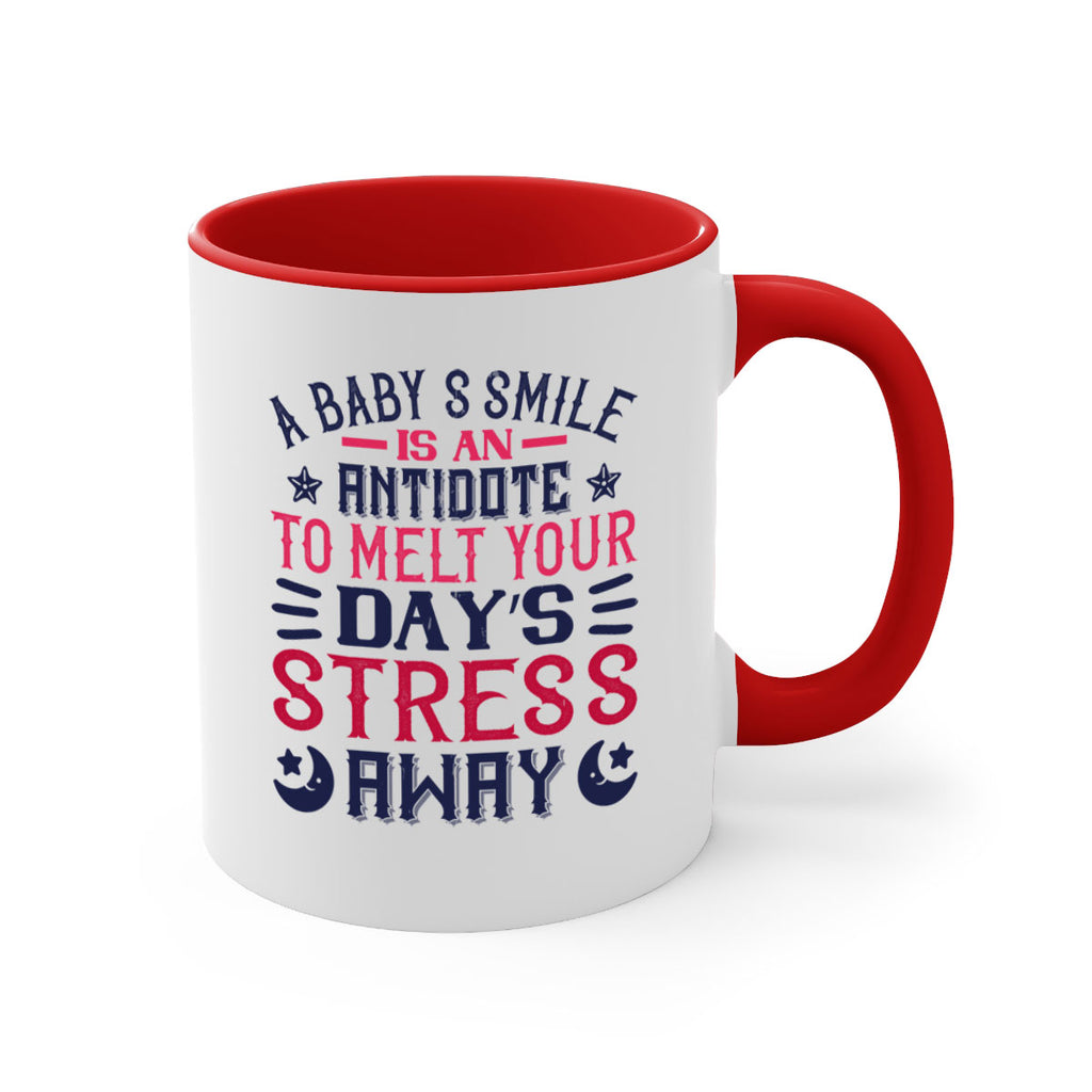 A baby’s smile is an antidote to melt your day’s stress away Style 135#- baby2-Mug / Coffee Cup
