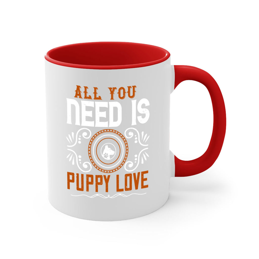 All you need is puppy love Style 155#- Dog-Mug / Coffee Cup