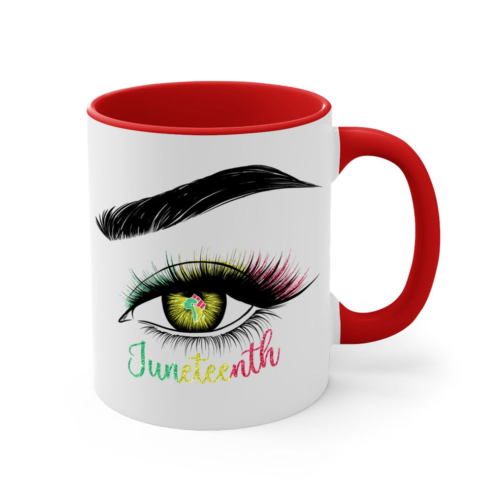 Juneteenth 1865 GirlS Eye 3#- juneteenth-Mug / Coffee Cup