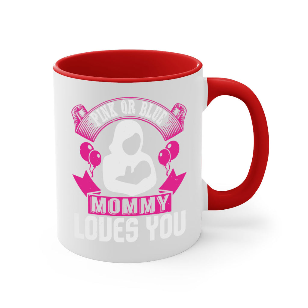 Pink or Blue Monny Loves You Style 178#- baby2-Mug / Coffee Cup