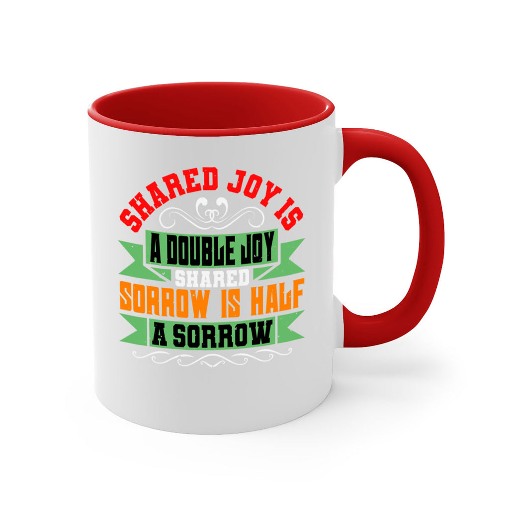 Shared joy is a double joy shared sorrow is half a sorrow Style 60#- best friend-Mug / Coffee Cup