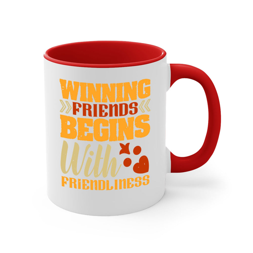 Winning friends begins with friendliness Style 25#- best friend-Mug / Coffee Cup