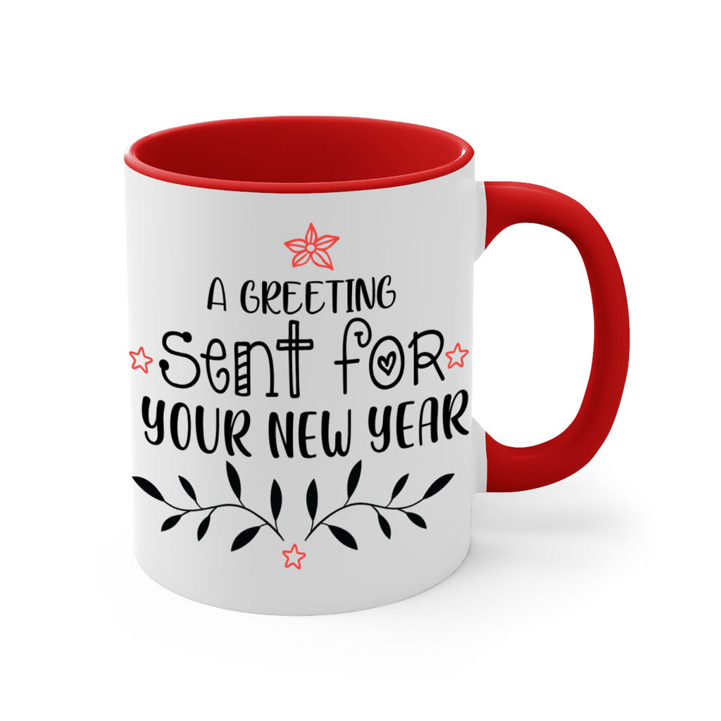 a greeting sent for your new year style 40#- christmas-Mug / Coffee Cup