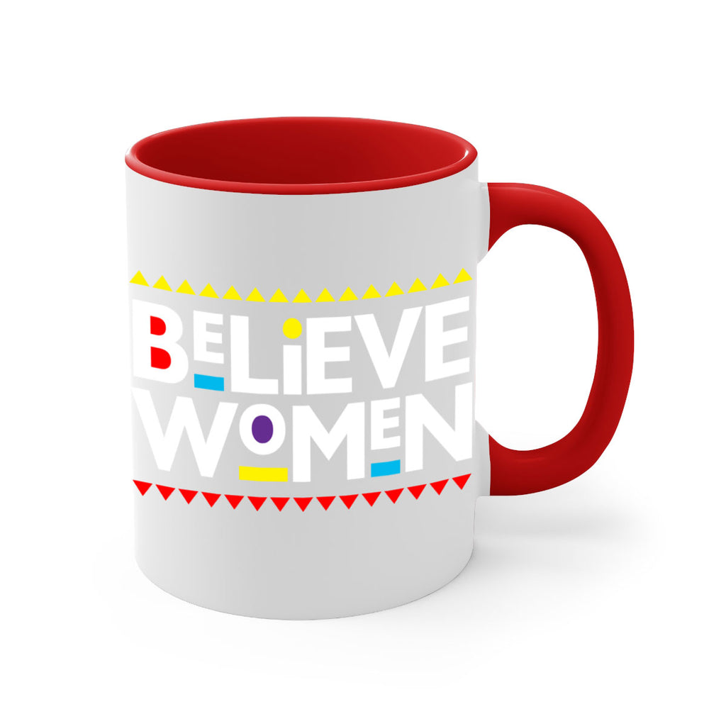believewomen 254#- black words - phrases-Mug / Coffee Cup