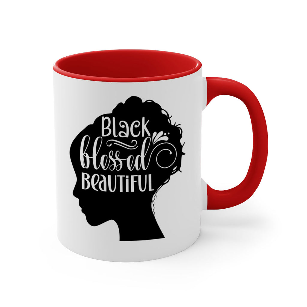 black blessed beautiful Style 62#- Black women - Girls-Mug / Coffee Cup