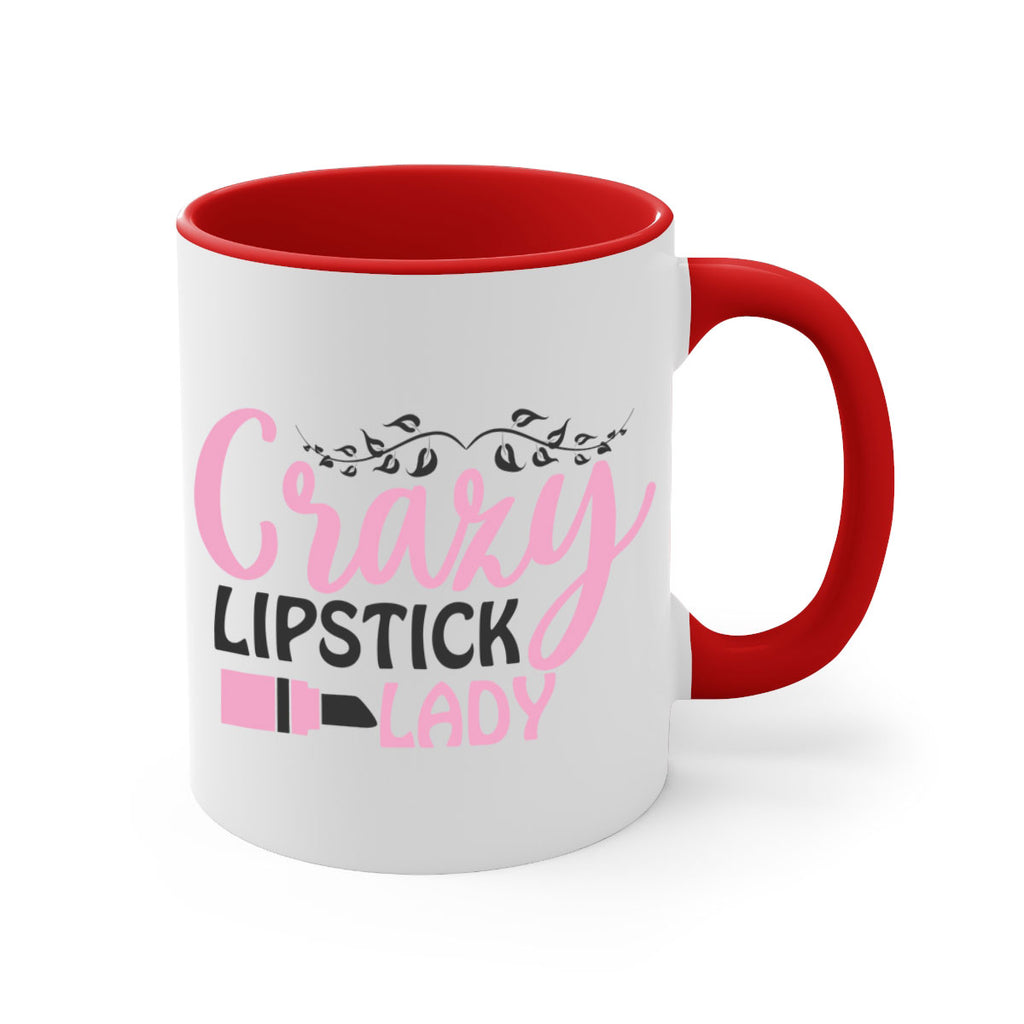 crazy lipstick lady Style 159#- makeup-Mug / Coffee Cup