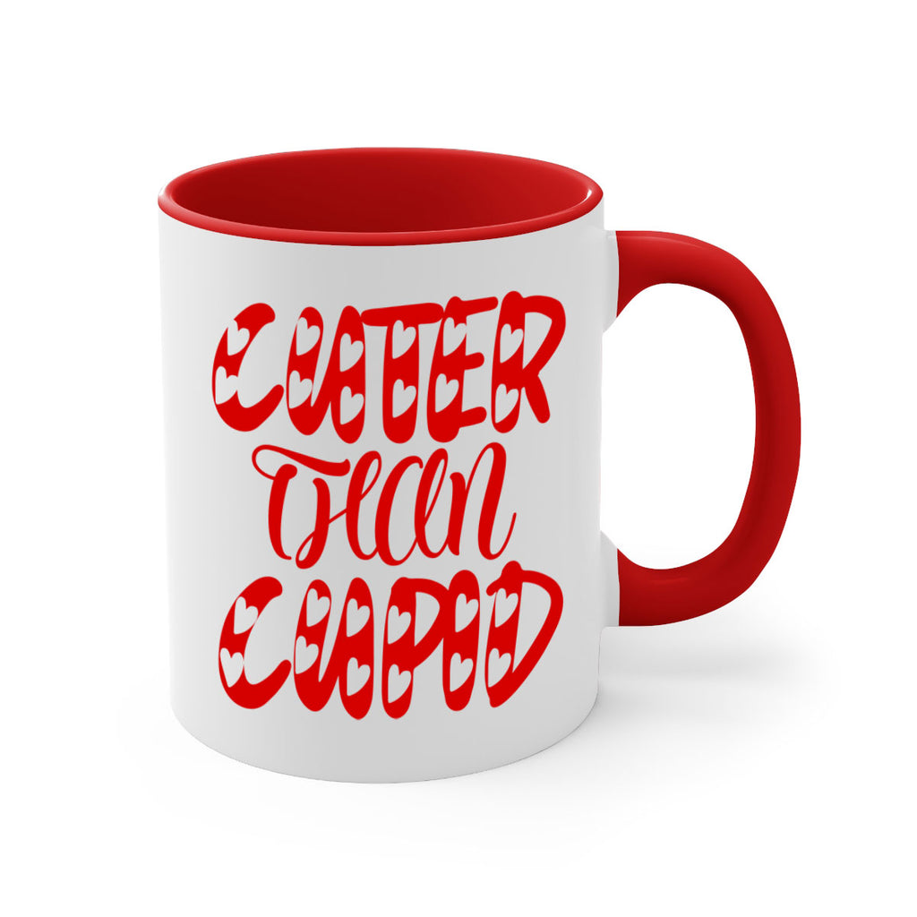 cuter than cupid 79#- valentines day-Mug / Coffee Cup