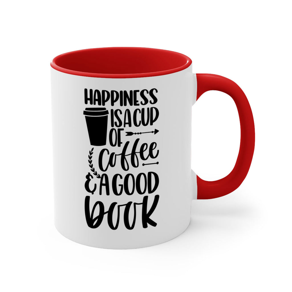 happiness is a cup of coffee 39#- Reading - Books-Mug / Coffee Cup