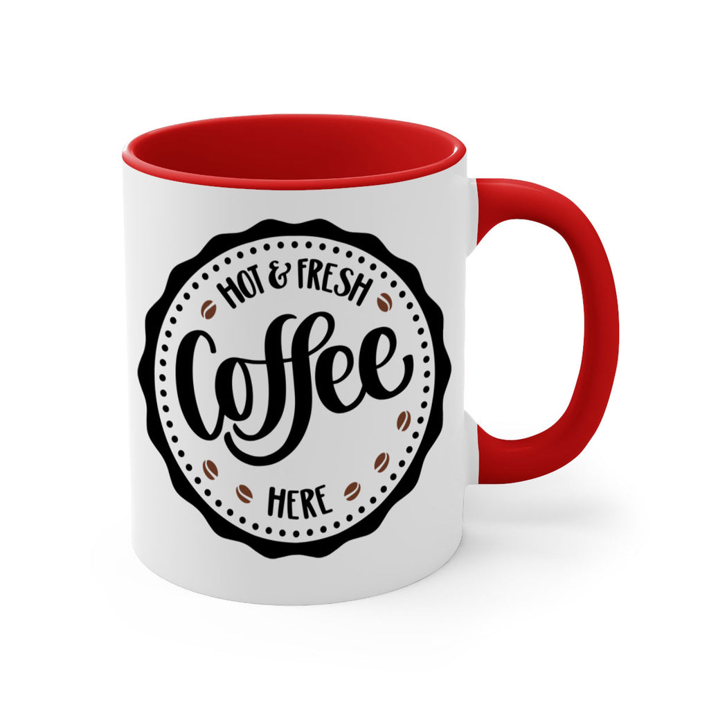 hot fresh coffee here 113#- coffee-Mug / Coffee Cup
