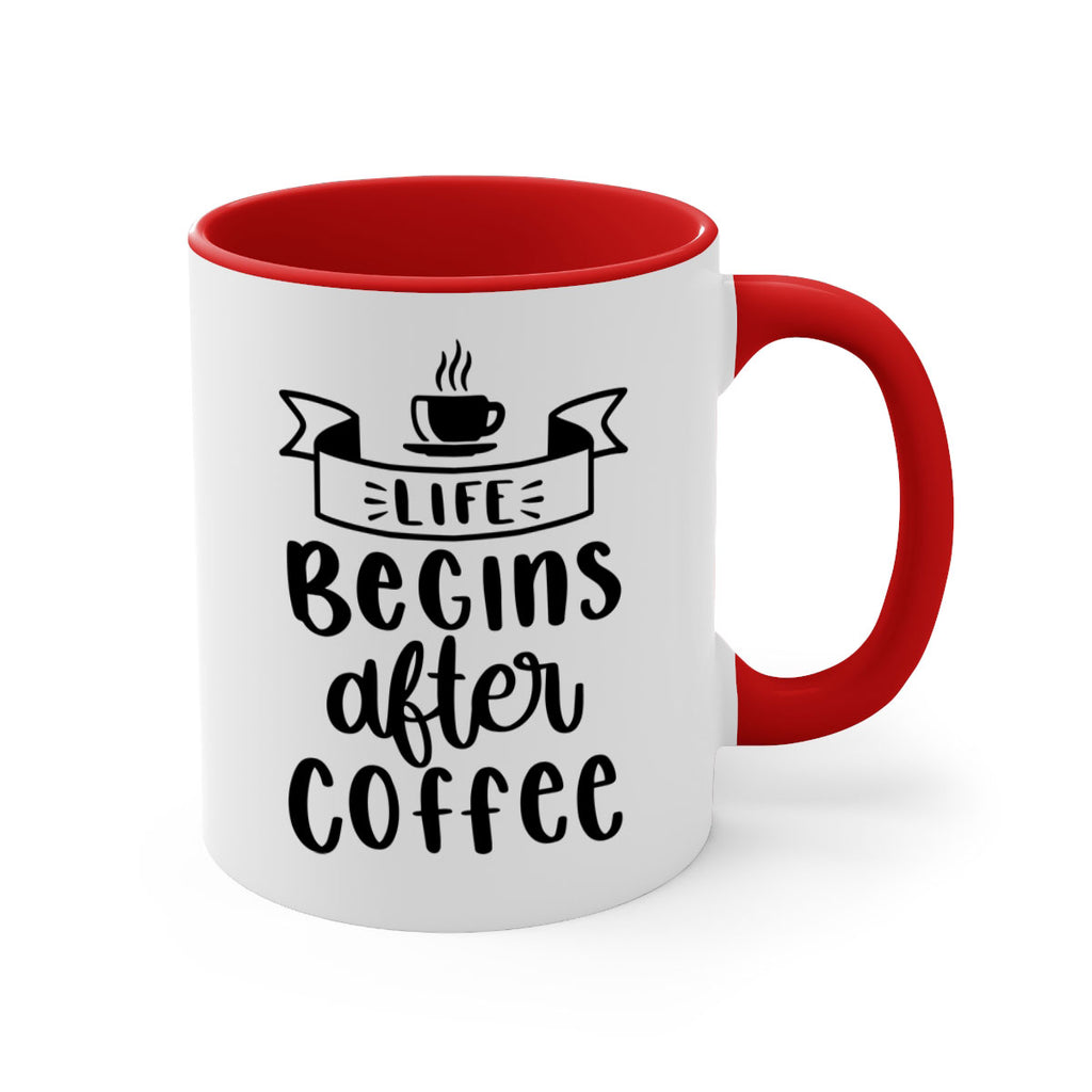 life begins after coffee 79#- coffee-Mug / Coffee Cup