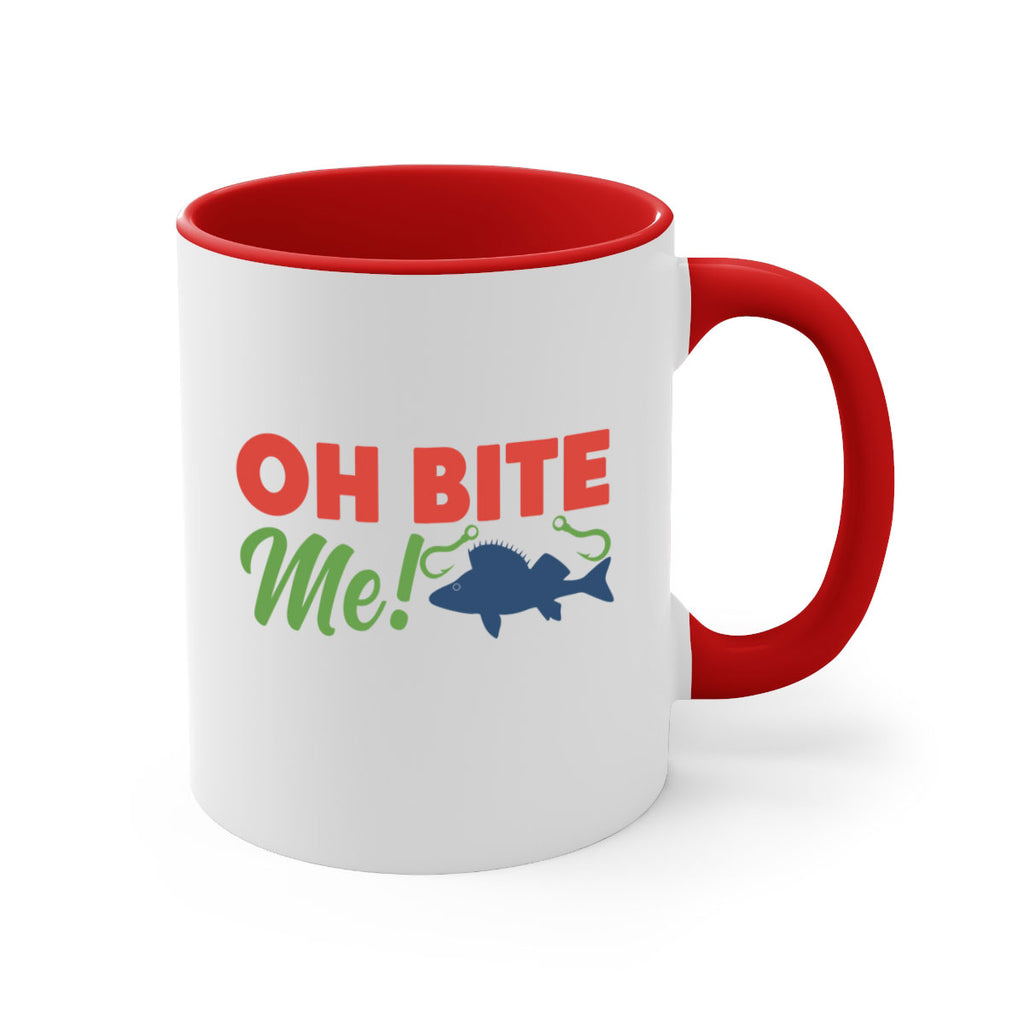 oh bite me 202#- fishing-Mug / Coffee Cup