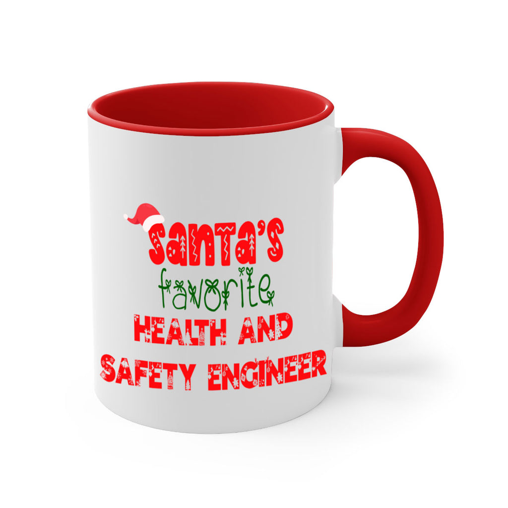 santas favorite health and safety engineer style 865#- christmas-Mug / Coffee Cup